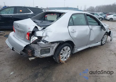 2009 Toyota Corolla S z USA, uszkodzony, nr VIN 2T1BU40E59C122632